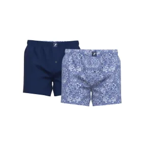 2 blauwe shorts A Fish named Fred