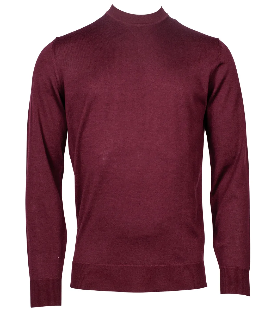 BAILEYS 200067549 HEREN TURTLE TRUI PULLOVER BORDEAUX ROOD