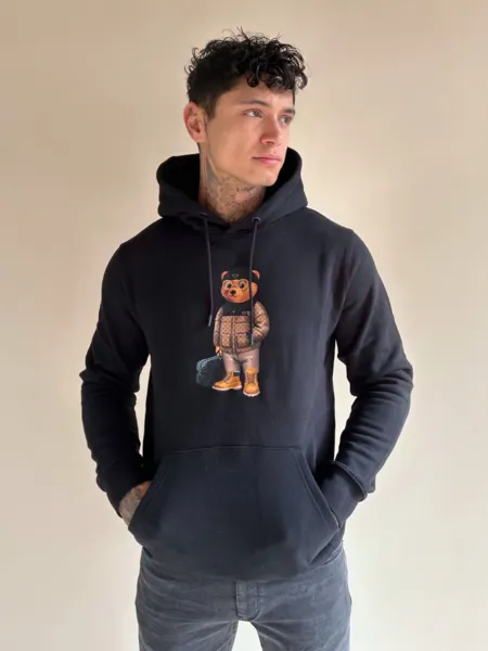 BARON FILOU BARON FILOU LXXI ORGANIC HOODIE  BLACK