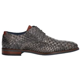 Berkelmans Cartagena Reptile Black/Grey Zulu black/grey Sneakers / veterschoenen