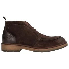 Berkelmans Nijvel Dark Brown Suede dark brown Veterboots