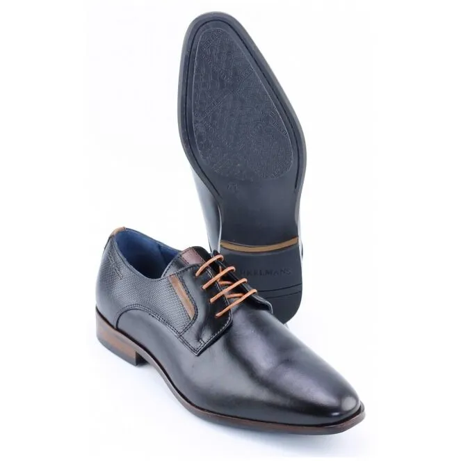 Berkelmans sameiro Veterschoenen Zwart