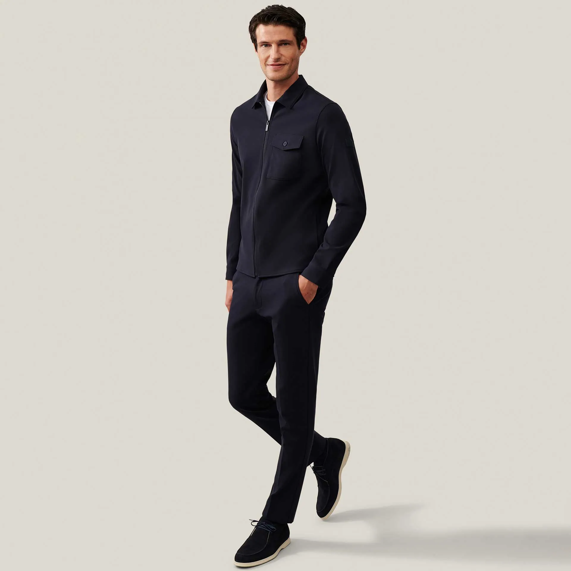 Cavallaro Napoli Overshirt Donkerblauw            