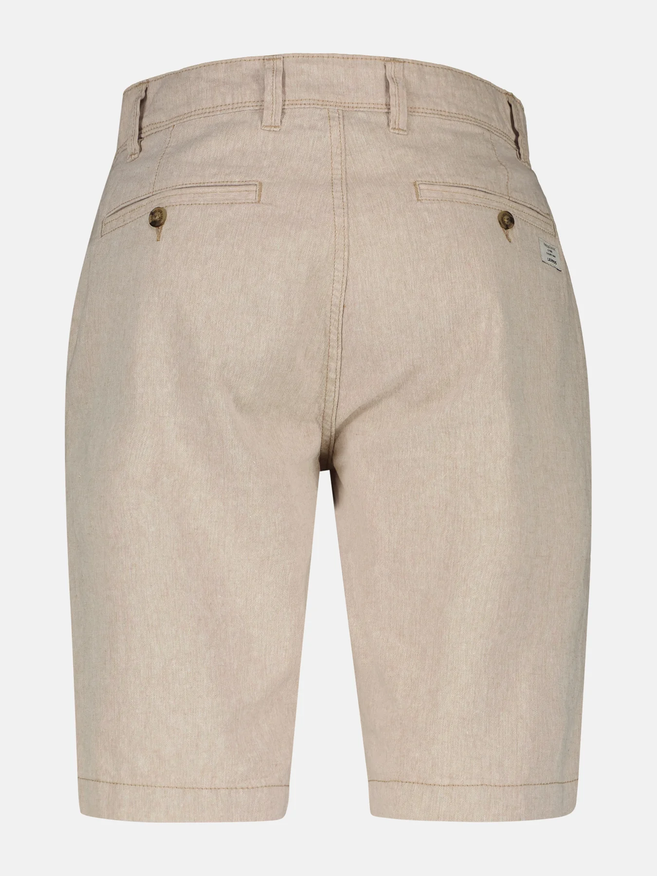 LERROS LINNENMIX CHINO BERMUDA DAWSON  DUNE BEIGE