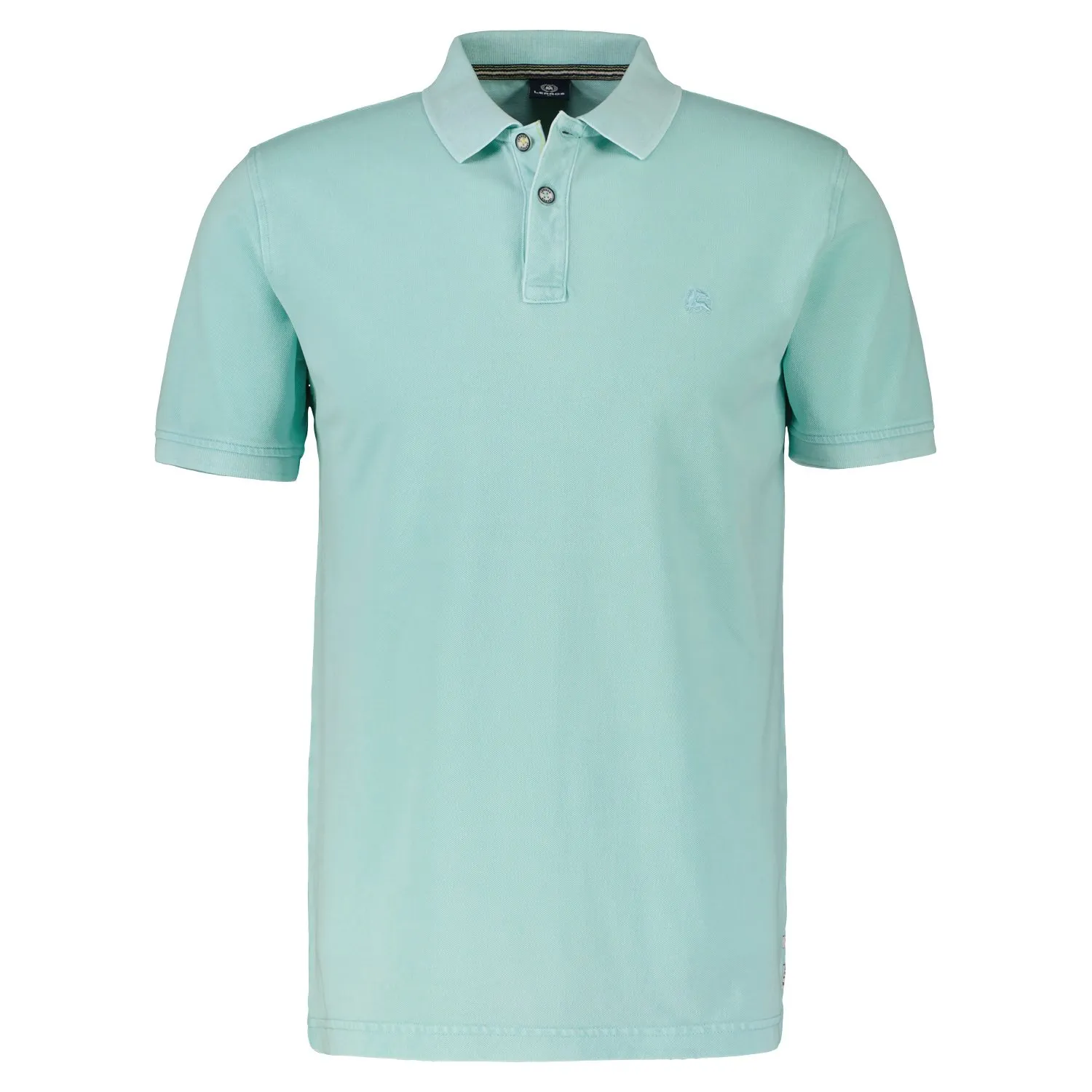 LERROS POLOSHIRT IN PIQUé KWALITEIT  PASTEL TURQUOISE