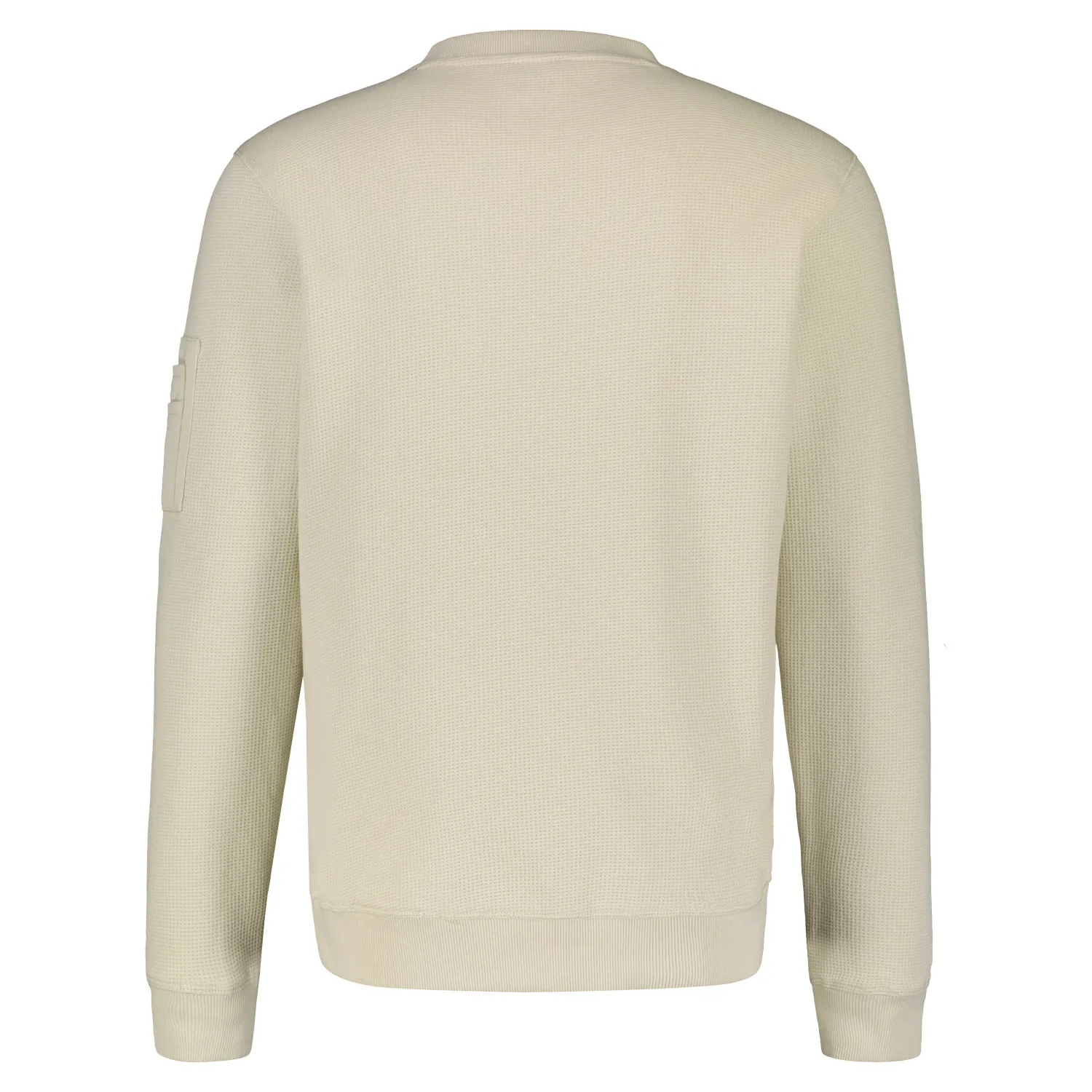 LERROS SWEATSHIRT RONDE HALS  BEIGE