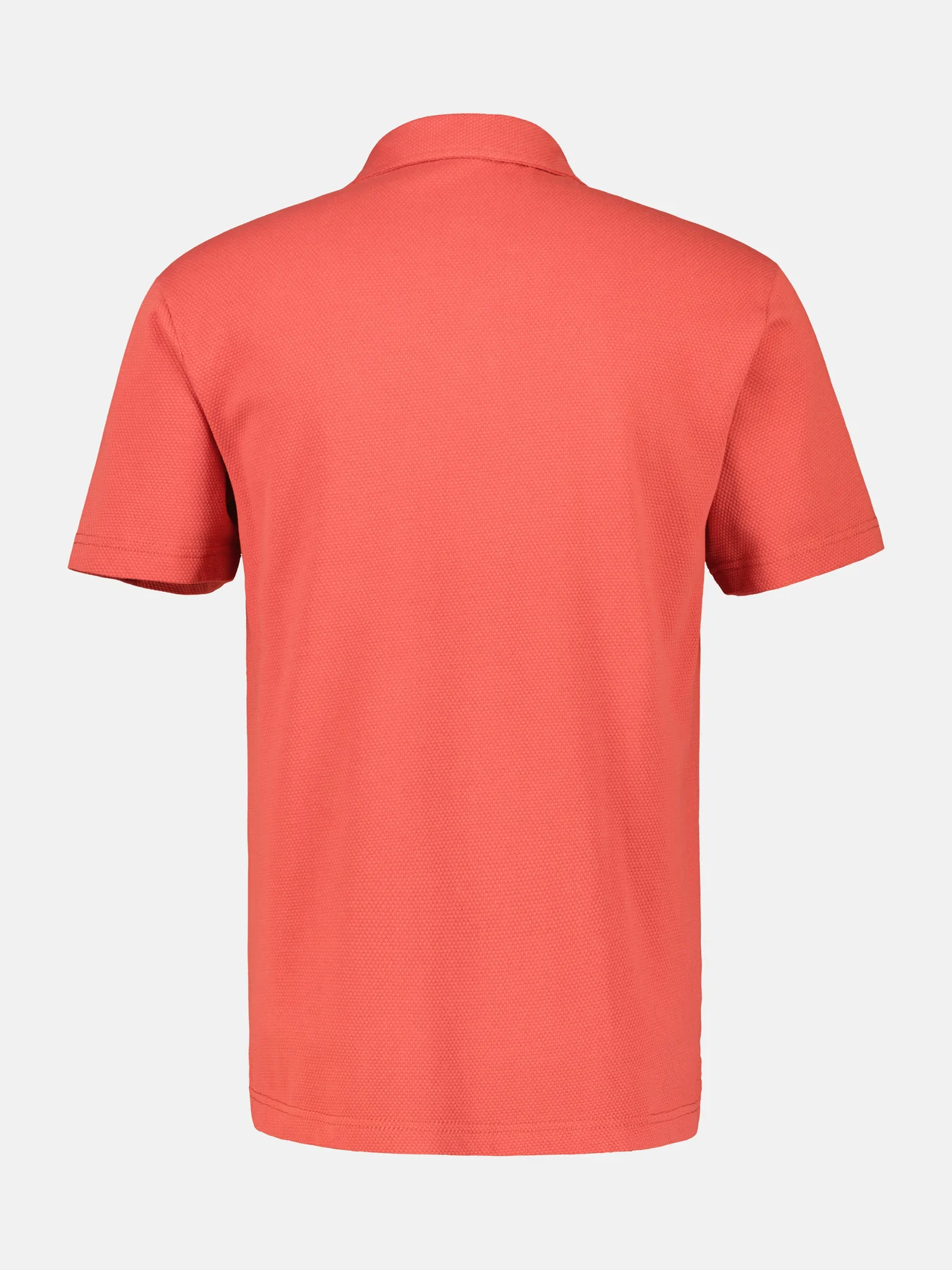 LERROS WAFEL PIQUé POLOSHIRT  DEEP CORAL RED