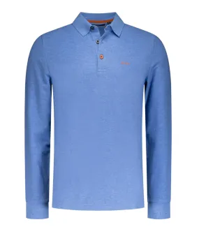 New Zealand Auckland 24GN200 Isaac blauw polo lange mouw NZA polo long sleeve