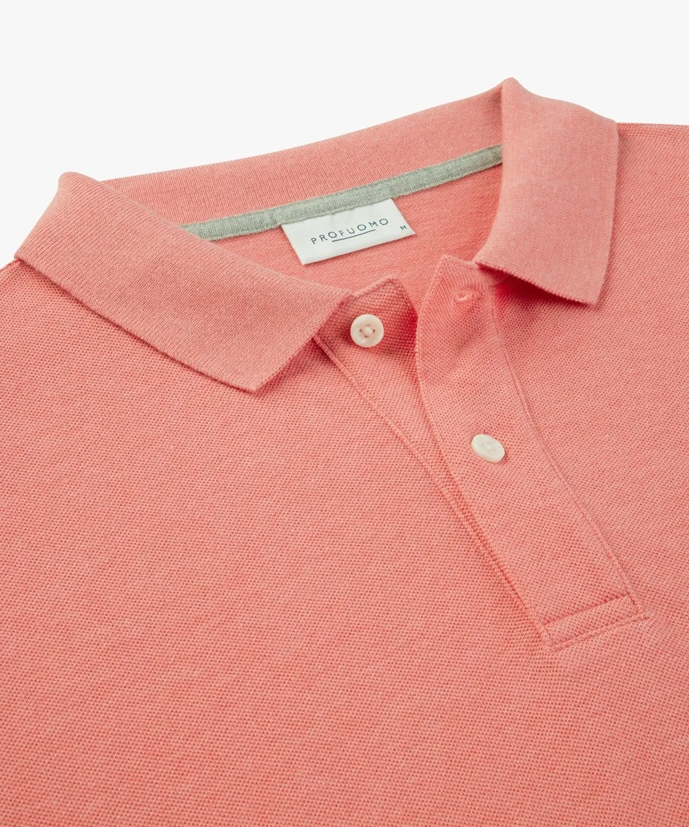 Profuomo Korte mouw Polo PINK (PPVJ10040I)